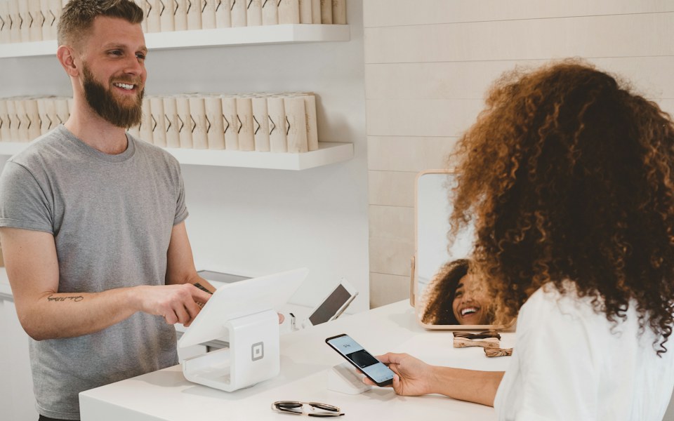 Atención a clientes en un punto de venta